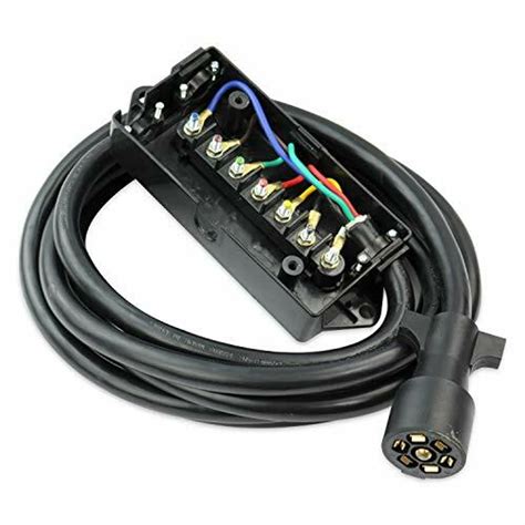 leisure 7 pin connector with junction box|leisure rv plug cord.